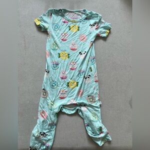 Posh Peanut 2T snap short sleeve jumpsuit, unisex